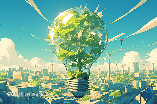 城市之光 新能源燈泡引領環?？萍夹鲁绷? class=