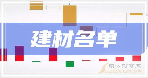 主板涉及建材上市企業(yè) 2024 名單 2024 11 29